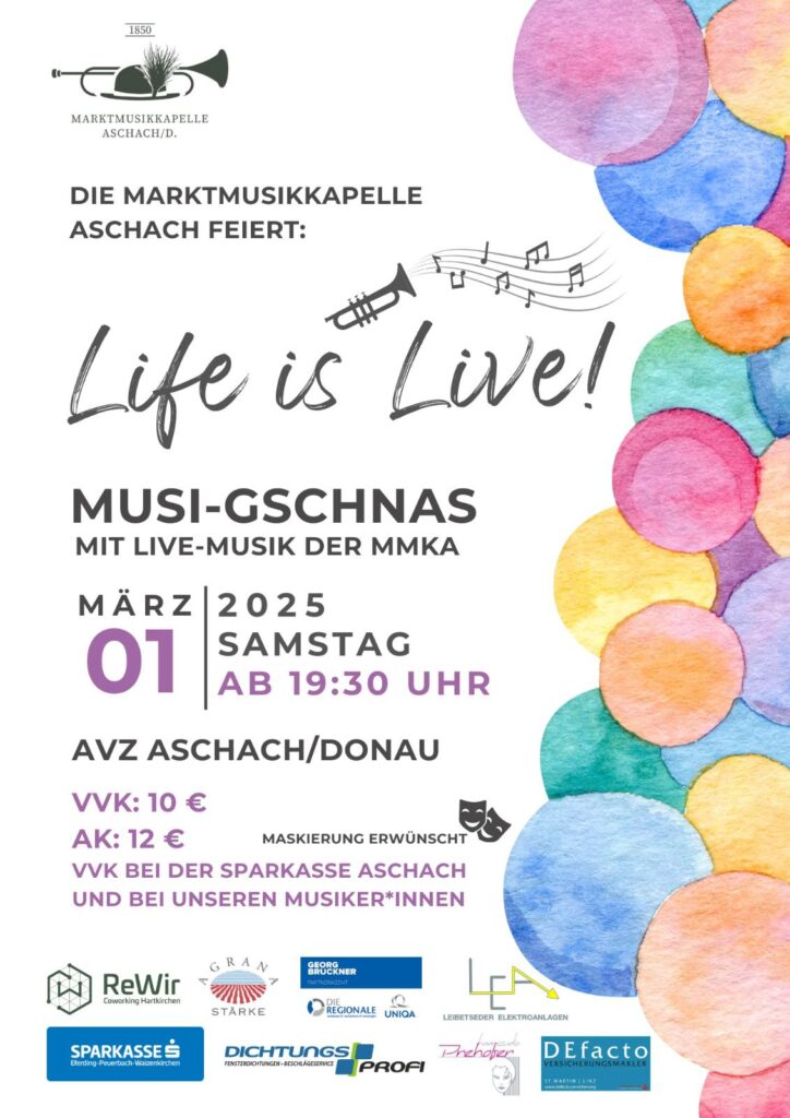 Poster für das Musigschnas.